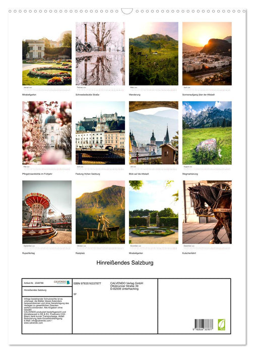 Hinreißendes Salzburg (CALVENDO Wandkalender 2026)