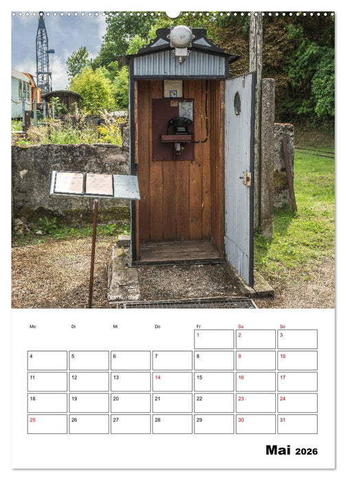 Klein- und Privatbahn Museum Gramzow (CALVENDO Premium Wandkalender 2026)