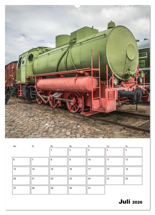 Klein- und Privatbahn Museum Gramzow (CALVENDO Premium Wandkalender 2026)