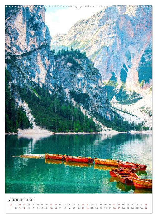 Farbenfrohes Italien (CALVENDO Premium Wandkalender 2026)