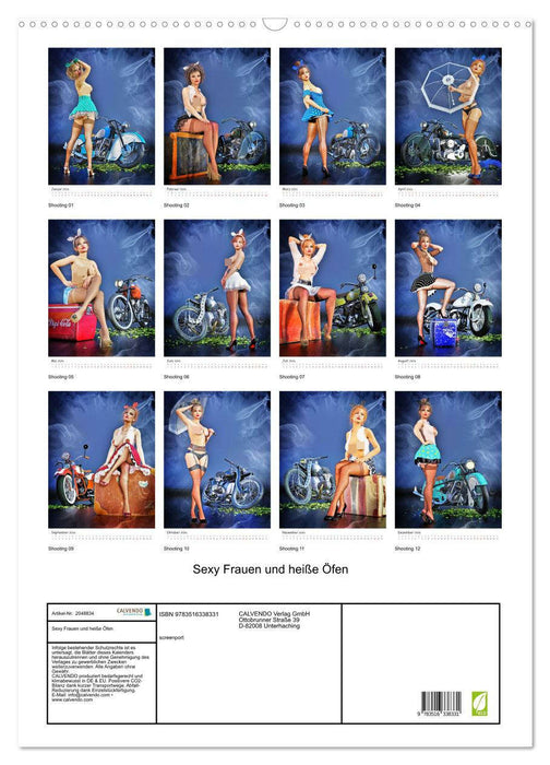 Sexy Frauen und heiße Öfen (CALVENDO Wandkalender 2026)