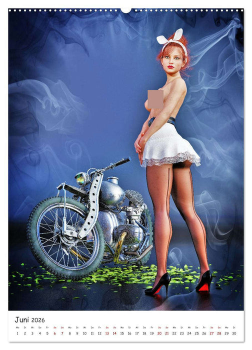 Sexy Frauen und heiße Öfen (CALVENDO Wandkalender 2026)