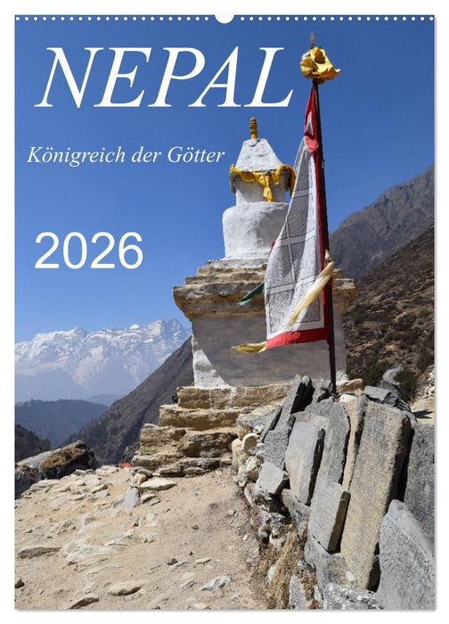 Nepal- Königreich der Götter (CALVENDO Wandkalender 2026)
