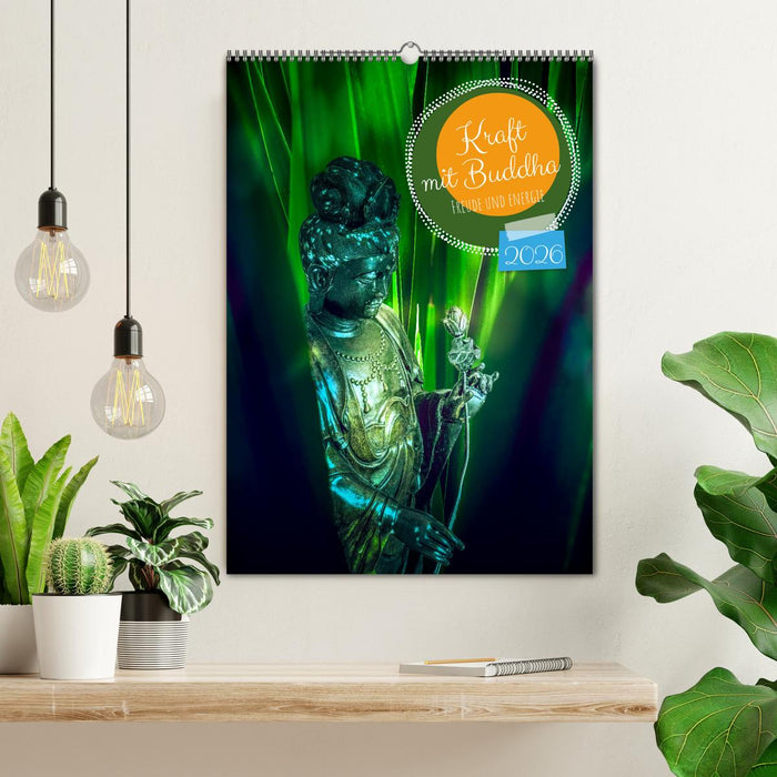 Kraft mit Buddha (CALVENDO Wandkalender 2026)