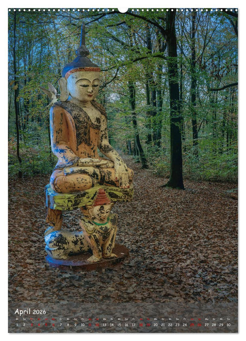Kraft mit Buddha (CALVENDO Wandkalender 2026)