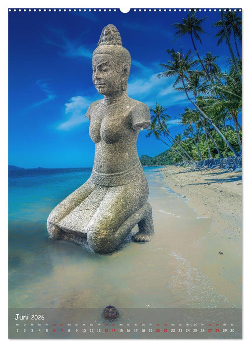 Kraft mit Buddha (CALVENDO Wandkalender 2026)