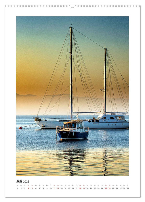 Segeln - auf Kurs (CALVENDO Premium Wandkalender 2026)