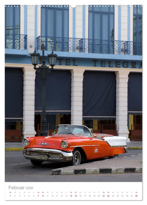 Old Cars of Cuba (CALVENDO Premium Wandkalender 2026)