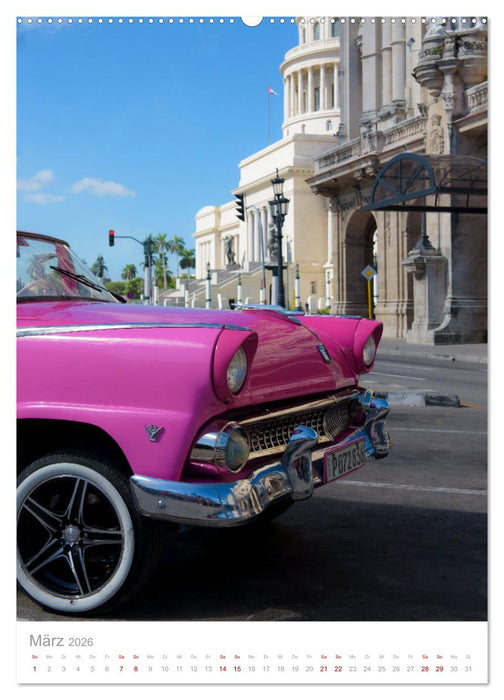 Old Cars of Cuba (CALVENDO Premium Wandkalender 2026)