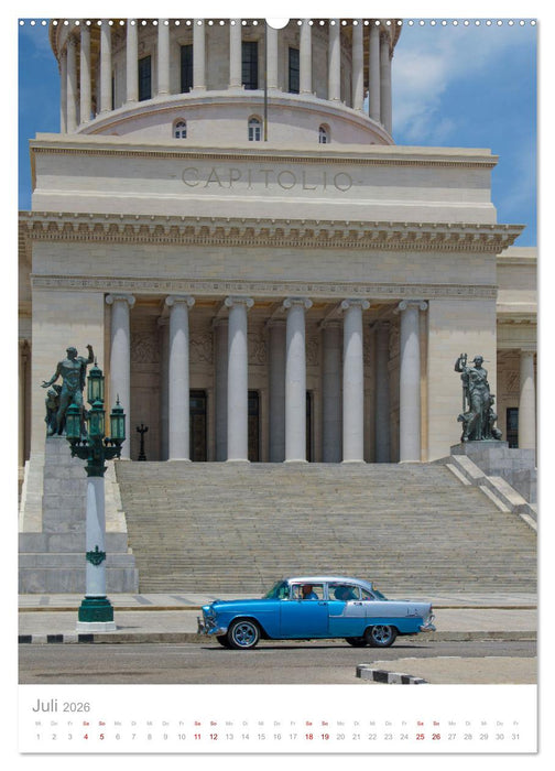 Old Cars of Cuba (CALVENDO Premium Wandkalender 2026)