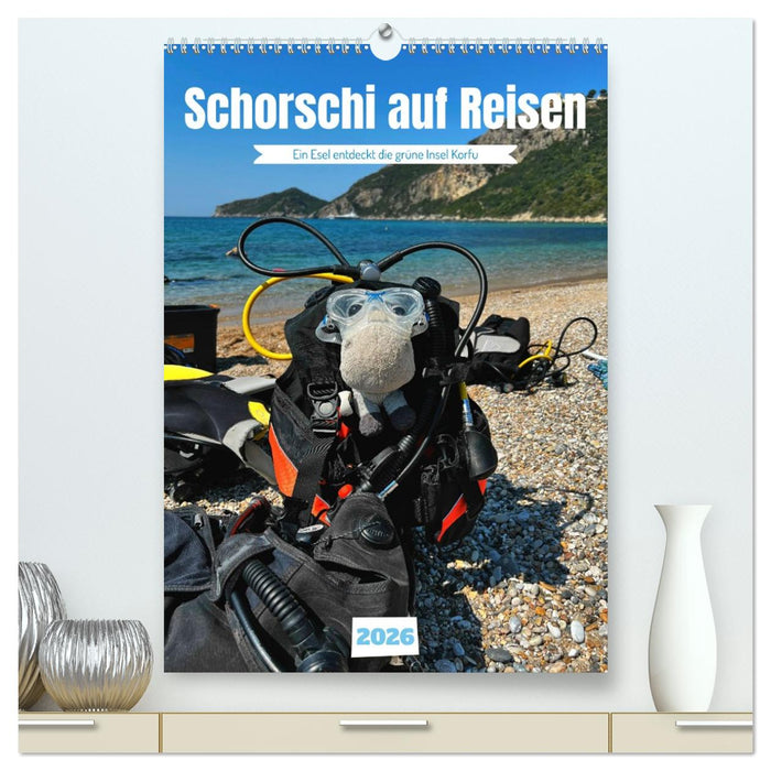 Schorschi auf Reisen (CALVENDO Premium Wandkalender 2026)