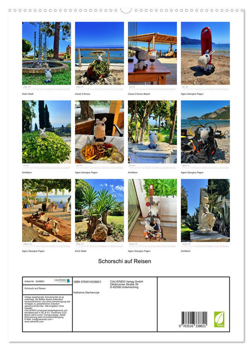 Schorschi auf Reisen (CALVENDO Premium Wandkalender 2026)