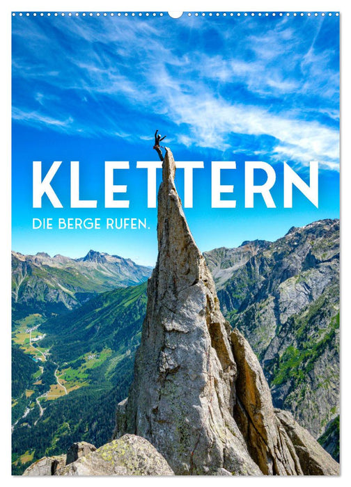 Klettern - Die Berge rufen. (CALVENDO Wandkalender 2026)