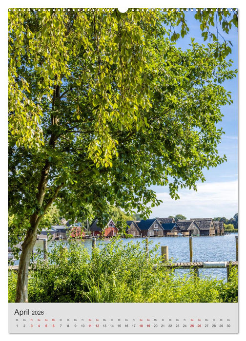 An den großen Seen der Mecklenburgischen Seenplatte (CALVENDO Premium Wandkalender 2026)