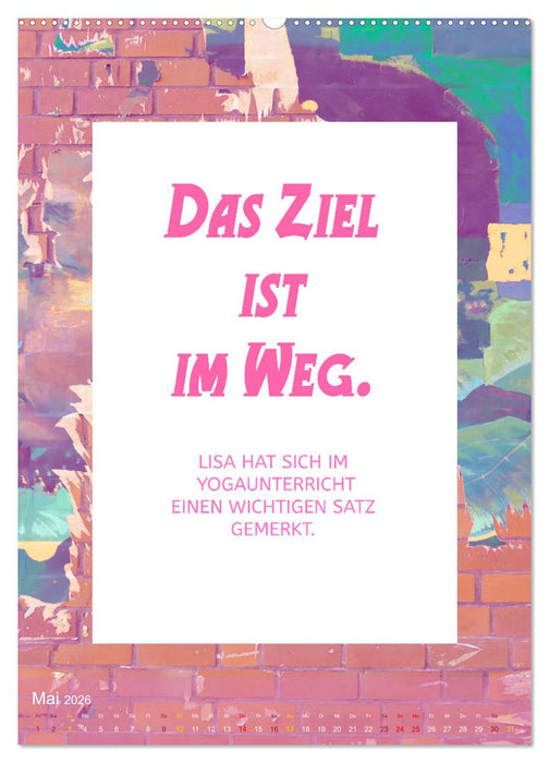 Lach du nur! - Flotte Sprüche schnell erklärt (CALVENDO Premium Wandkalender 2026)