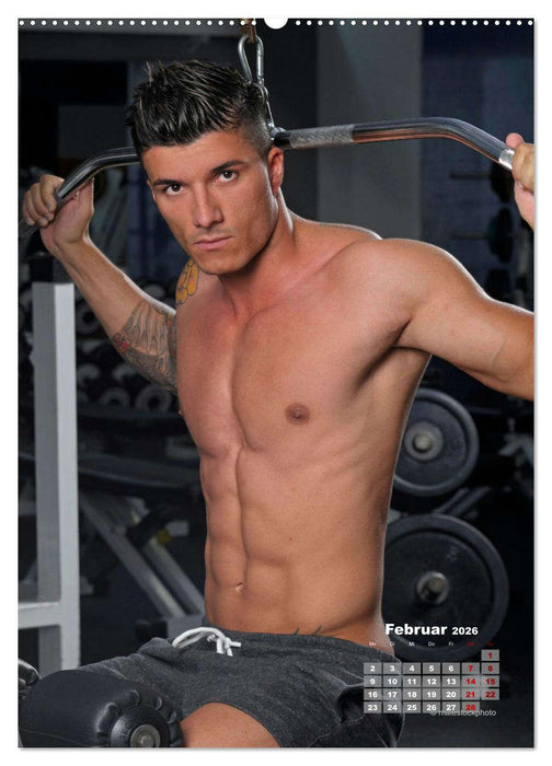 Nachts im Fitness (CALVENDO Wandkalender 2026)