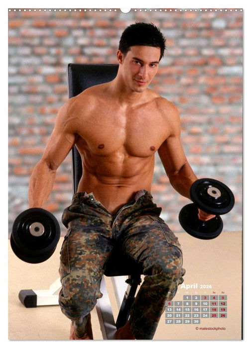 Nachts im Fitness (CALVENDO Wandkalender 2026)