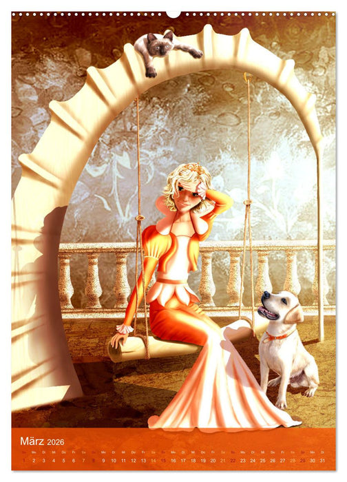 Meine Prinzessin (CALVENDO Premium Wandkalender 2026)