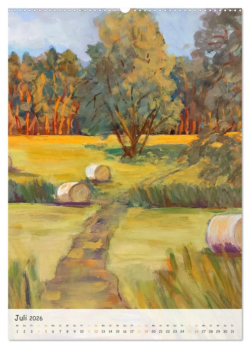 Malerische Jahresreise (CALVENDO Premium Wandkalender 2026)