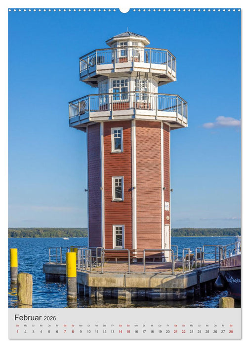 An den großen Seen der Mecklenburgischen Seenplatte (CALVENDO Wandkalender 2026)