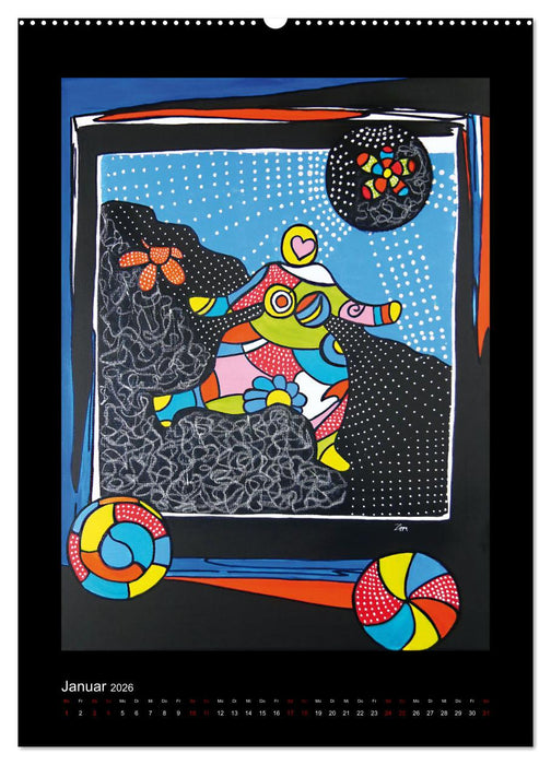 Hommage an große Künstler (CALVENDO Premium Wandkalender 2026)