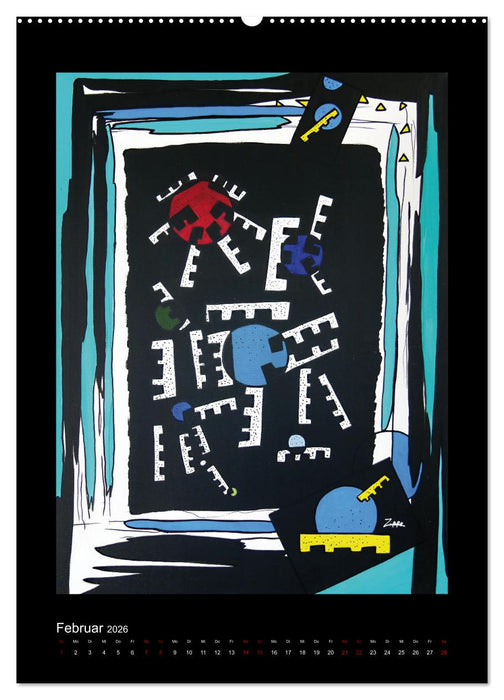 Hommage an große Künstler (CALVENDO Premium Wandkalender 2026)