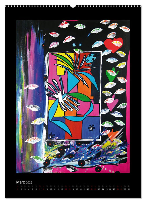 Hommage an große Künstler (CALVENDO Premium Wandkalender 2026)