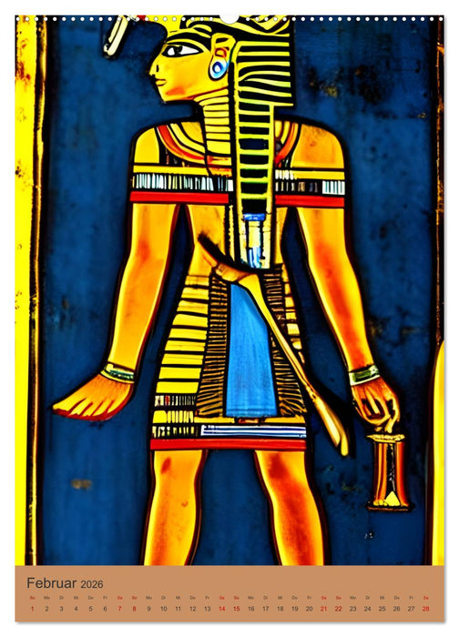 Altes Ägypten - Computerträume aus der KI (CALVENDO Wandkalender 2026)