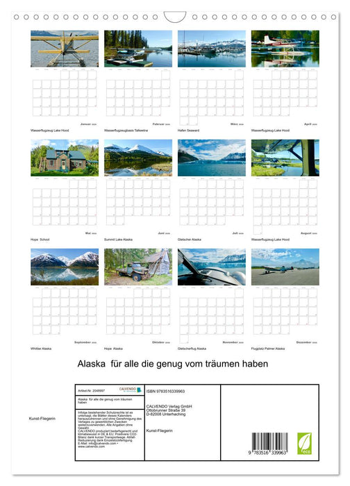 Alaska für alle die genug vom träumen haben (CALVENDO Wandkalender 2026)