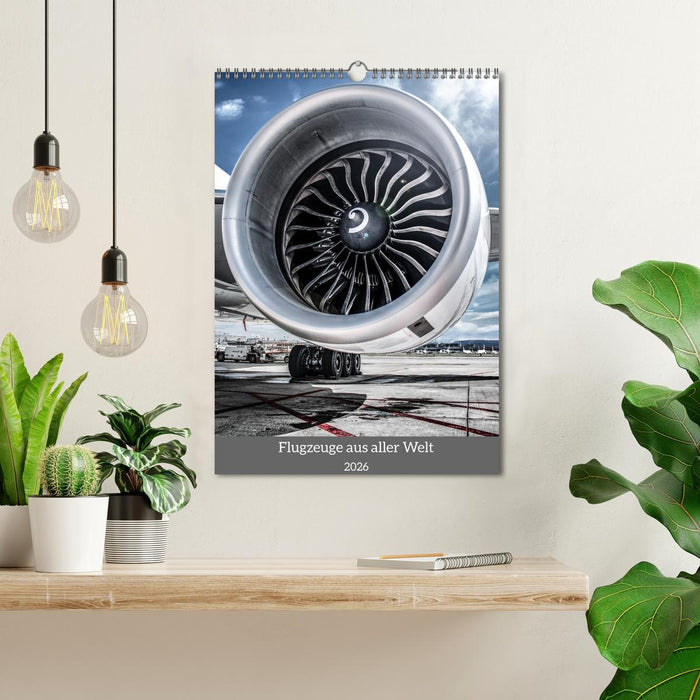 Flugzeuge aus aller Welt (CALVENDO Wandkalender 2026)