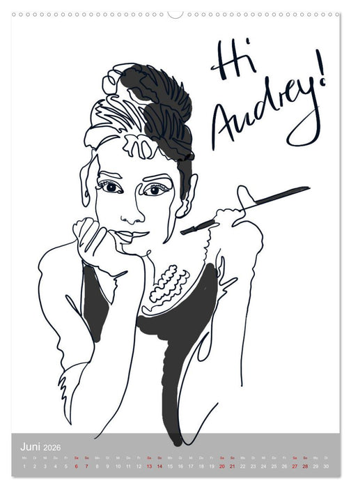 Line-Art Variationen (CALVENDO Premium Wandkalender 2026)