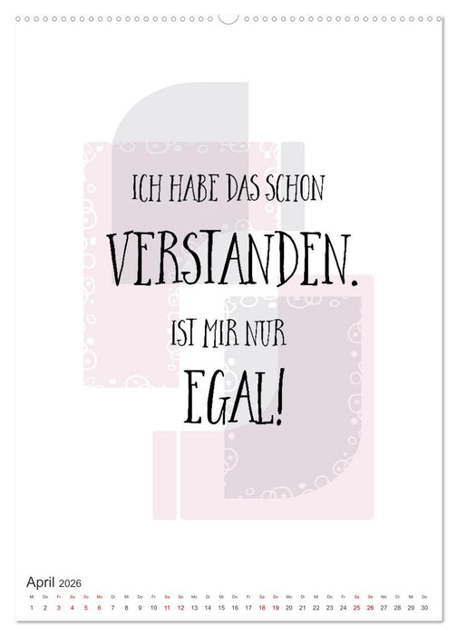 Mit Humor durch den Arbeitstag (CALVENDO Premium Wandkalender 2026)