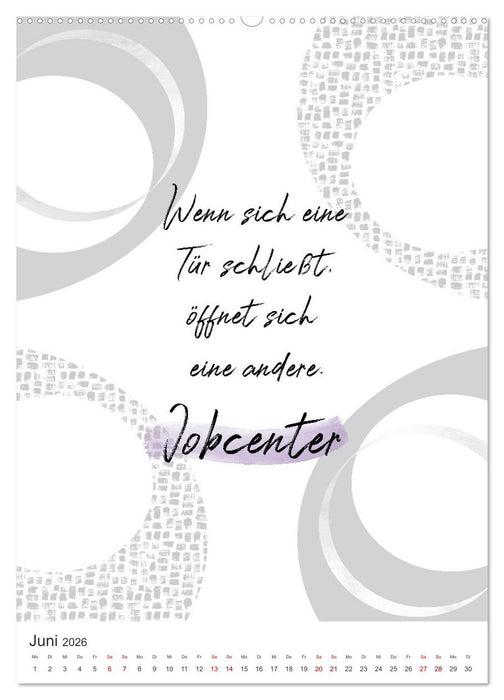 Mit Humor durch den Arbeitstag (CALVENDO Premium Wandkalender 2026)
