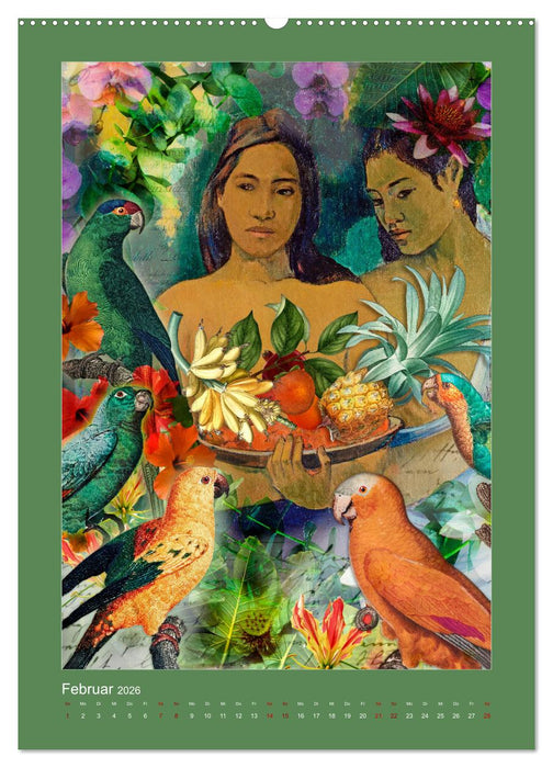 Alte Meister neu interpretiert (CALVENDO Premium Wandkalender 2026)