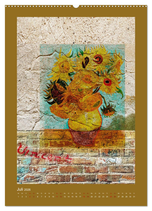 Alte Meister neu interpretiert (CALVENDO Premium Wandkalender 2026)