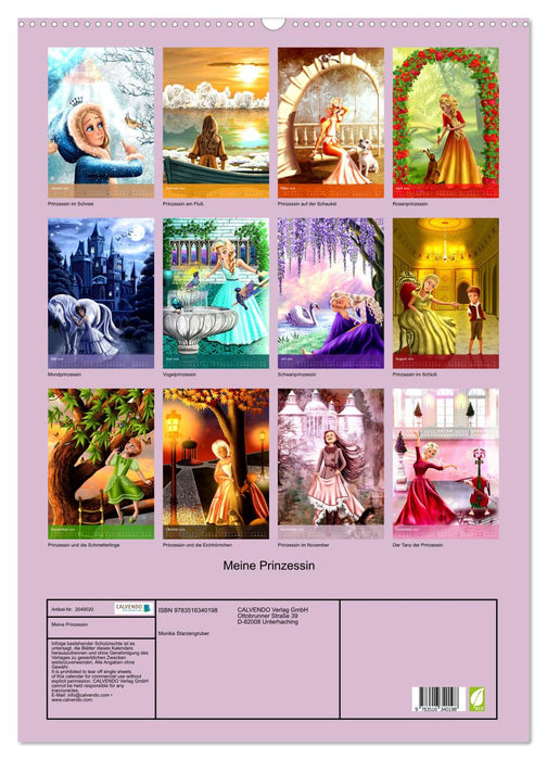 Meine Prinzessin (CALVENDO Wandkalender 2026)