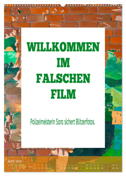 Lach du nur! - Flotte Sprüche schnell erklärt (CALVENDO Wandkalender 2026)