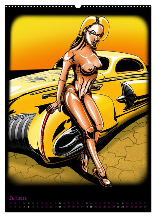 CYBER PINUPS (CALVENDO Premium Wandkalender 2026)