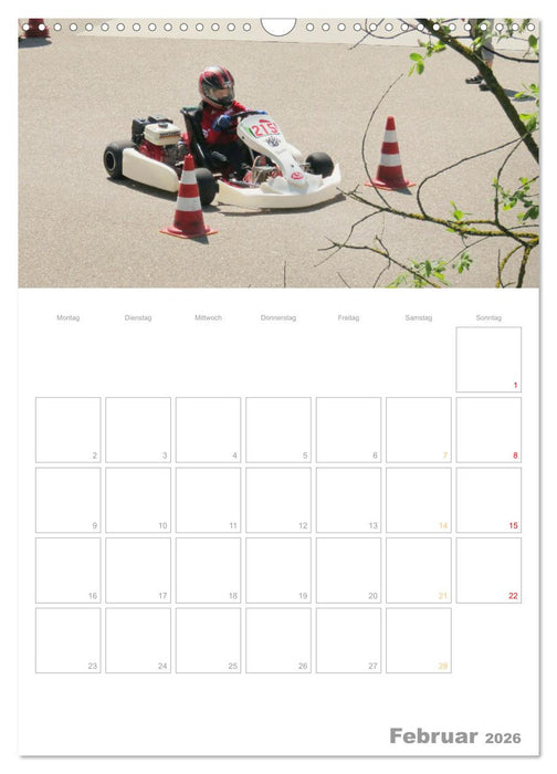 Slalomkart - Gas, Gas, Vollgas! 2026 (CALVENDO Wandkalender 2026)