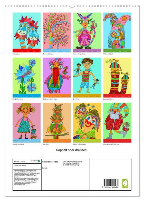Doppelt oder dreifach (CALVENDO Premium Wandkalender 2026)