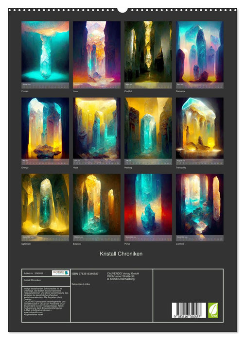 Kristall Chroniken (CALVENDO Premium Wandkalender 2026)