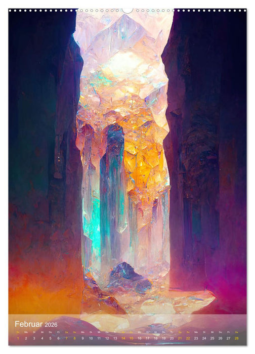 Kristall Chroniken (CALVENDO Premium Wandkalender 2026)