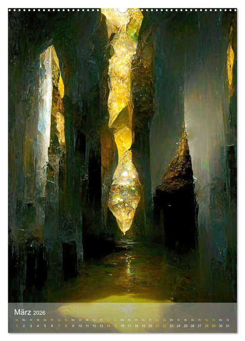 Kristall Chroniken (CALVENDO Premium Wandkalender 2026)