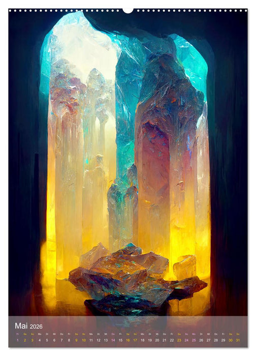 Kristall Chroniken (CALVENDO Premium Wandkalender 2026)