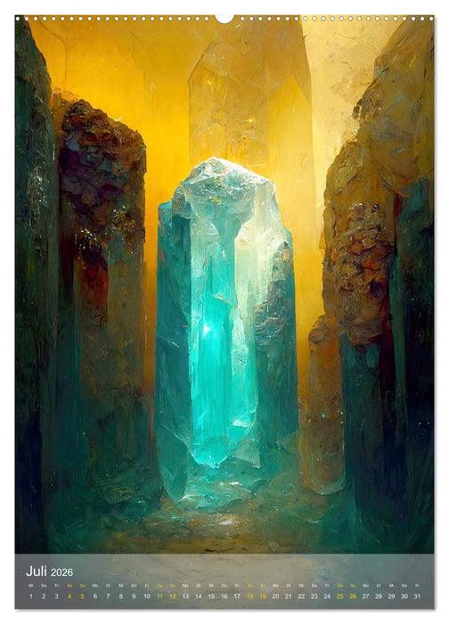 Kristall Chroniken (CALVENDO Premium Wandkalender 2026)