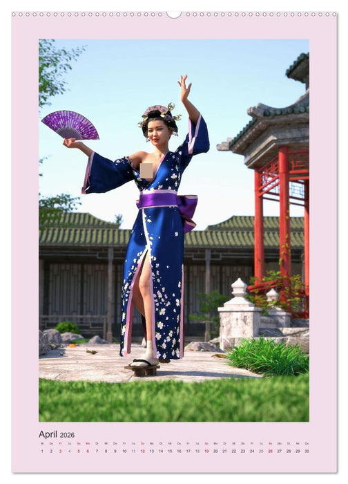 Pin Up Tänzerinnen (CALVENDO Wandkalender 2026)