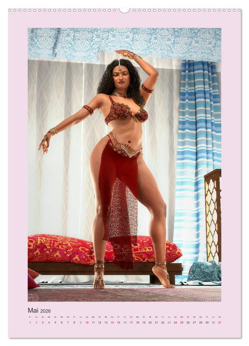Pin Up Tänzerinnen (CALVENDO Wandkalender 2026)