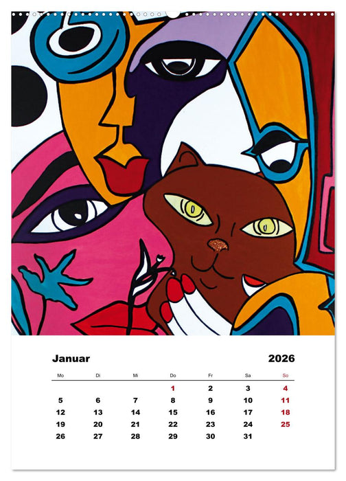 Pop Art - Atelier Zippo (CALVENDO Premium Wandkalender 2026)