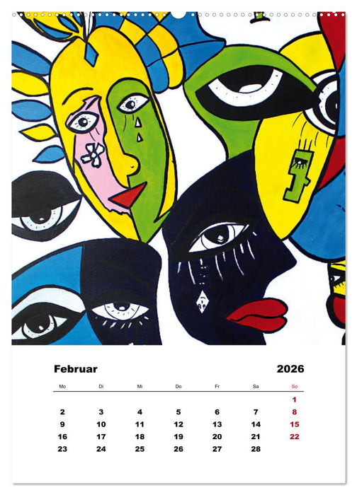 Pop Art - Atelier Zippo (CALVENDO Premium Wandkalender 2026)