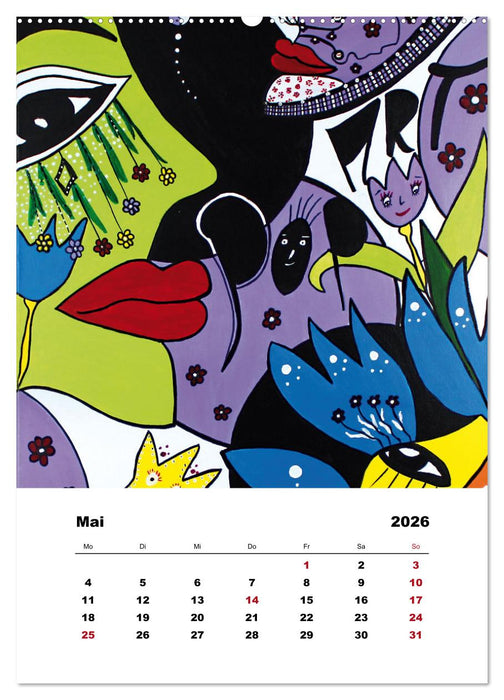 Pop Art - Atelier Zippo (CALVENDO Premium Wandkalender 2026)